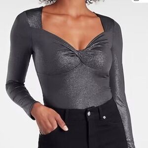 Express long sleeve body contour bodysuit